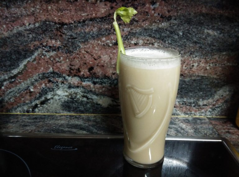 zumo de manzana granada y apio